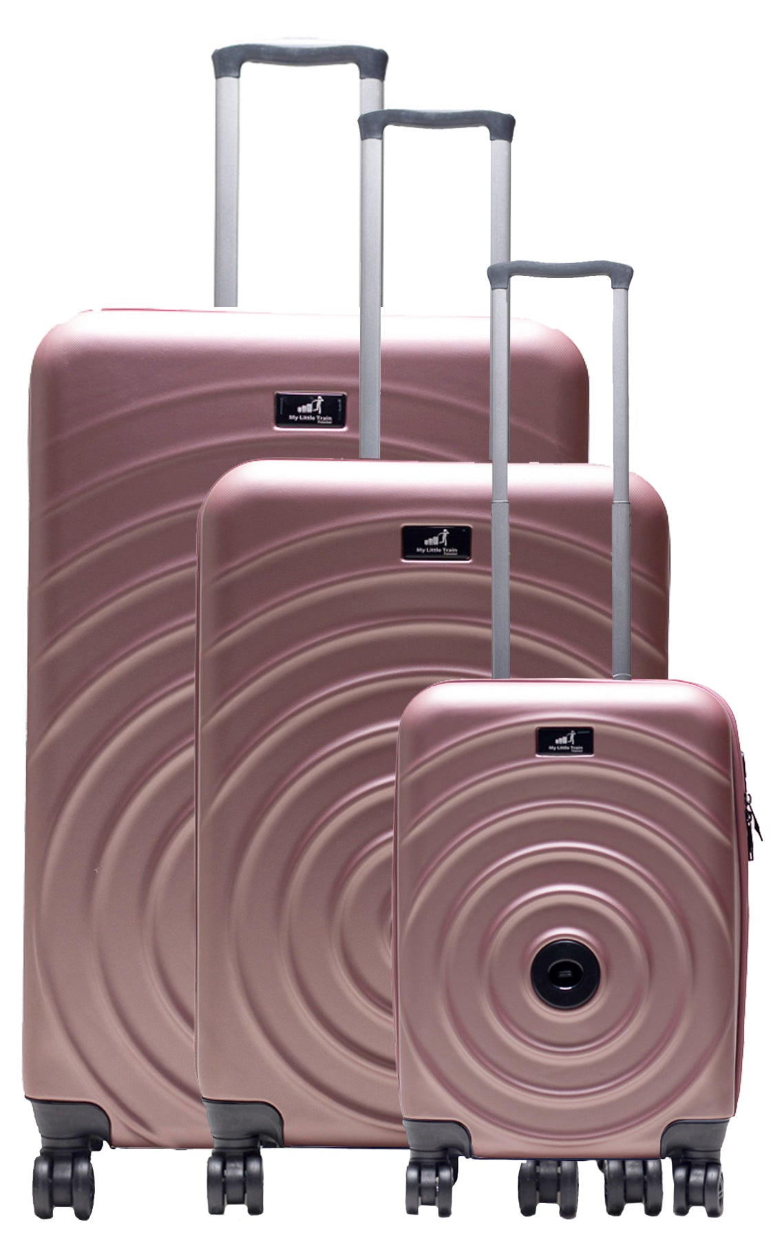 Acheter sur  l'ensemble de valises Hoffmanns 3 pièces - XXL  76x52x30cm - Titan Rose en ligne 