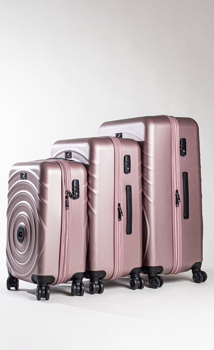 Set de 3 valises Rose - My Little Train - bagages-valises-de-voyage-révolutionnaire