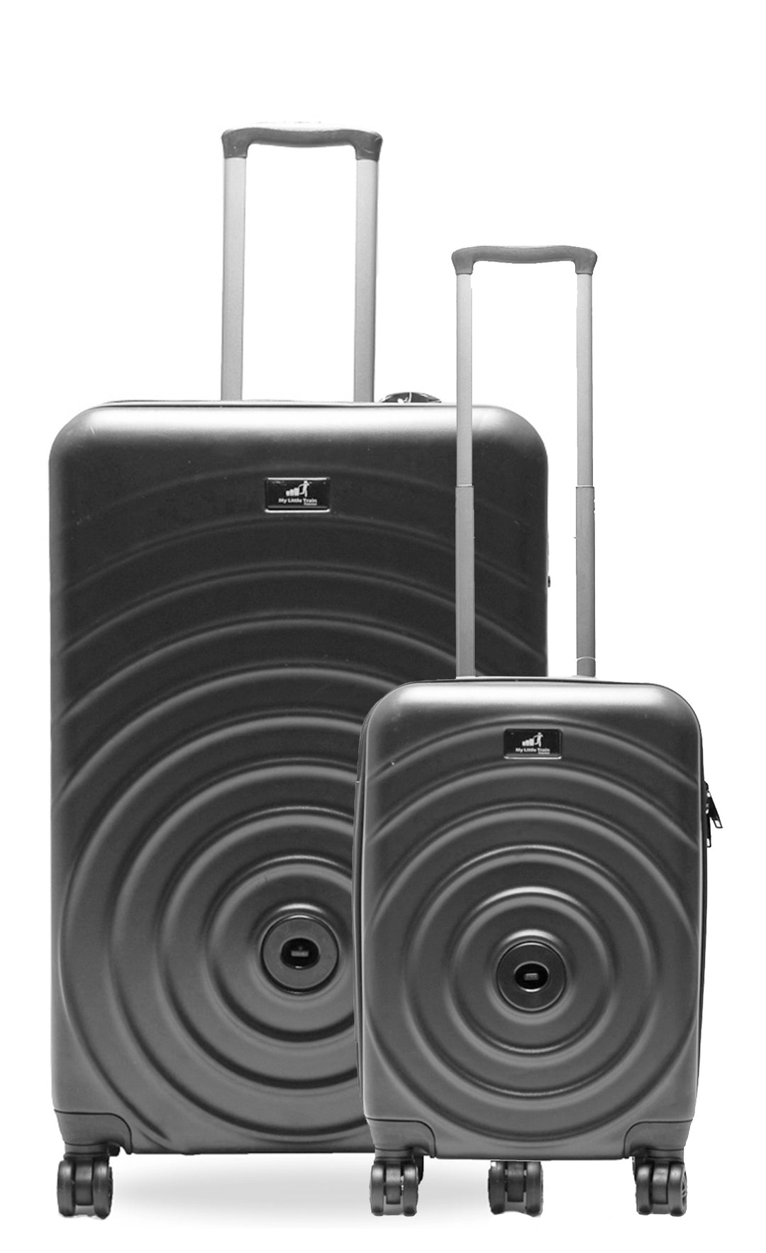 Set de 2 valises Gris Anthracite (Duo) - My Little Train - bagages-valises-de-voyage-révolutionnaire