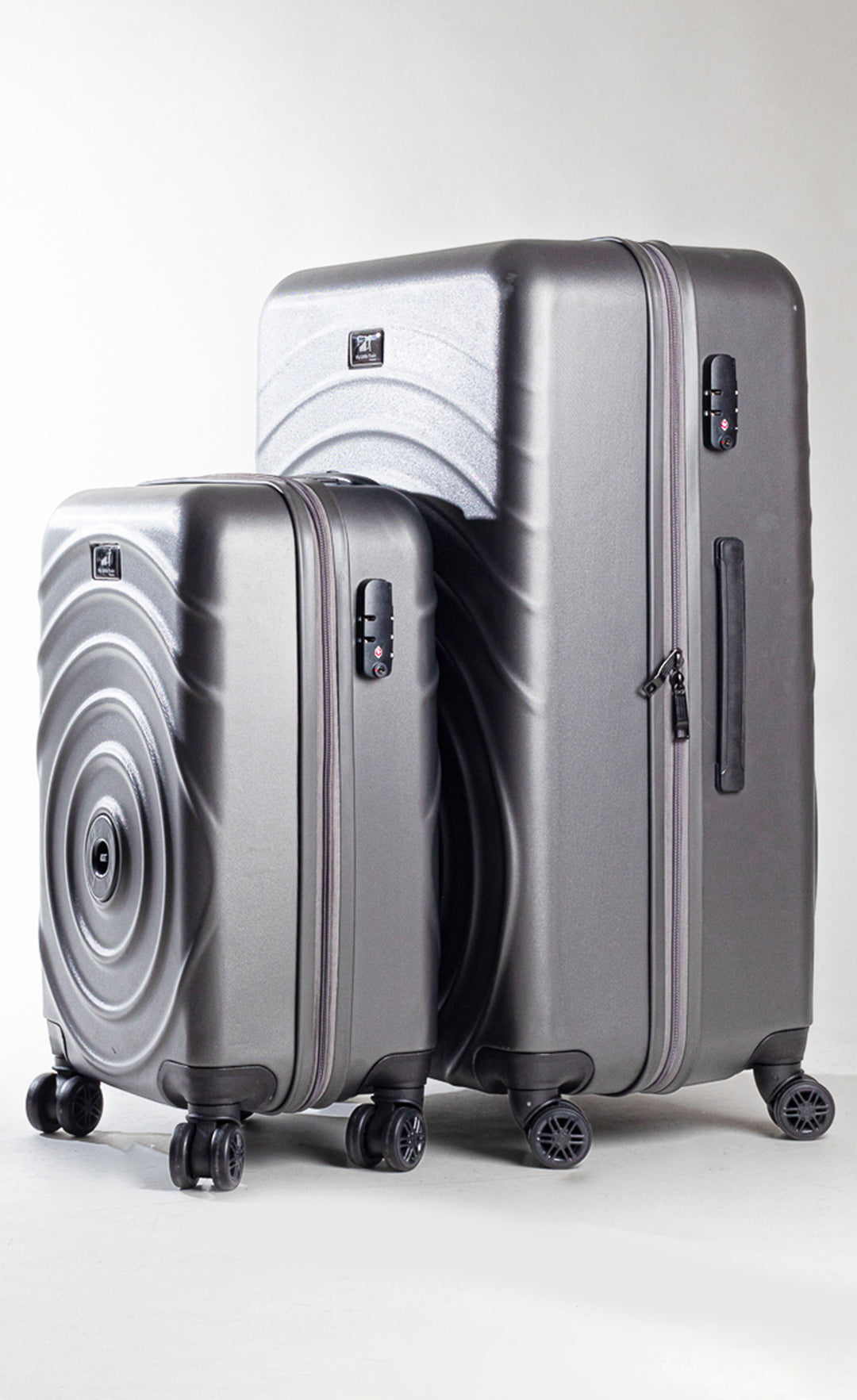 Set de 2 valises Gris clair (Duo) - My Little Train - bagages-valises-de-voyage-révolutionnaire