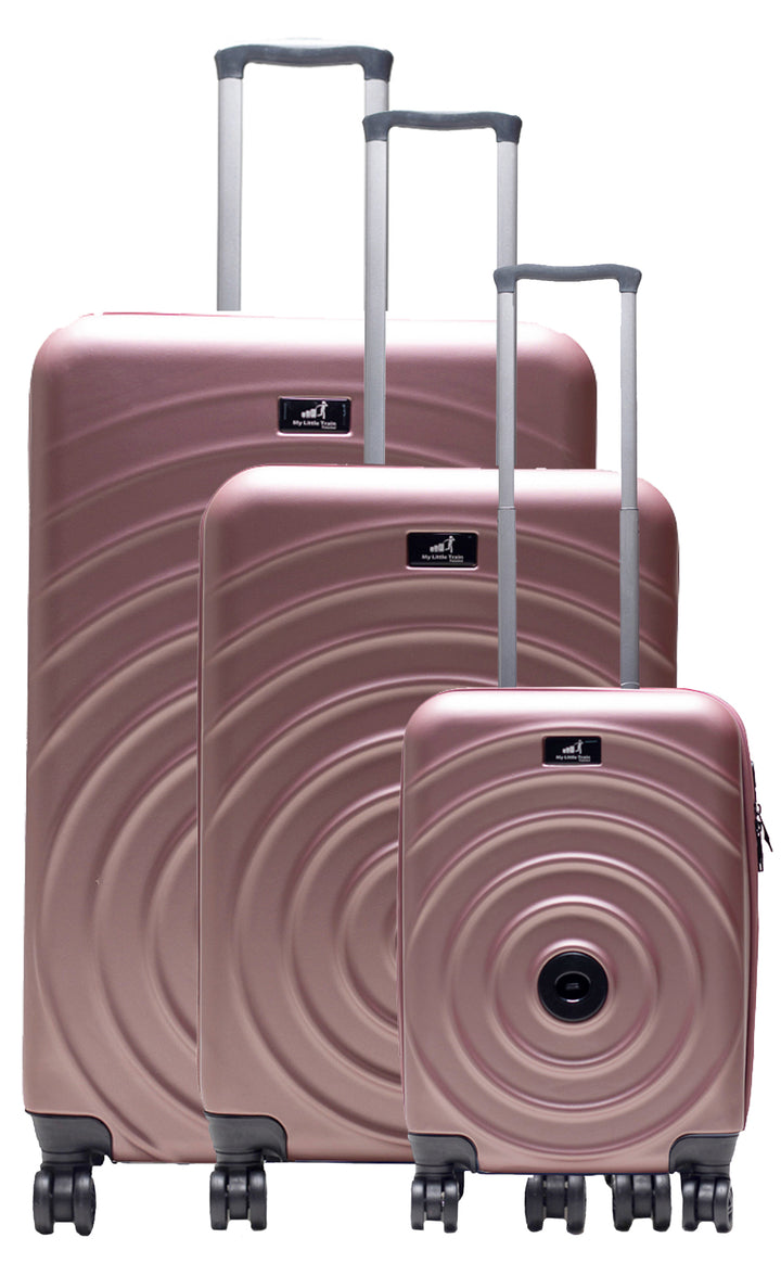 Set de 3 valises Rose - My Little Train - bagages-valises-de-voyage-révolutionnaire
